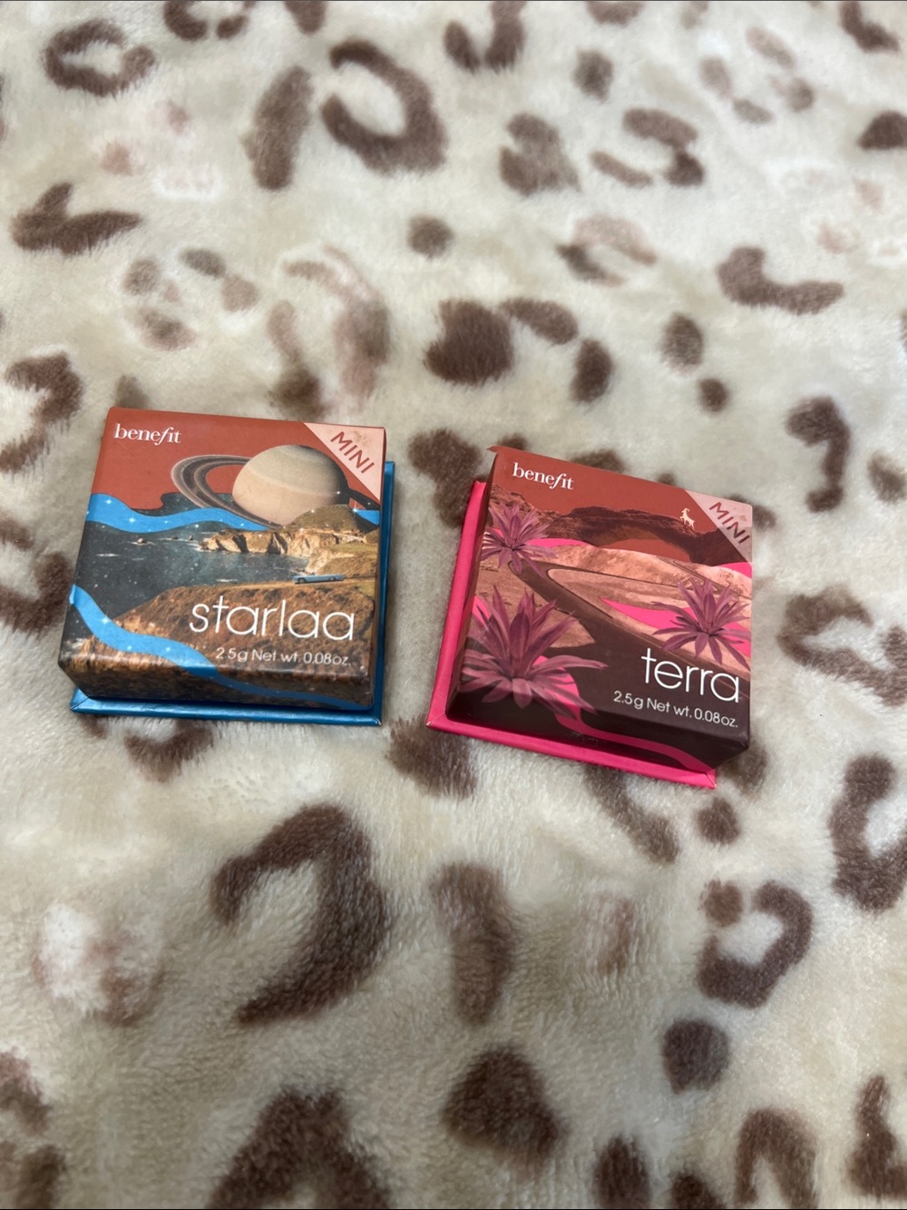 Benefit Mini Starlaa and Terra blush